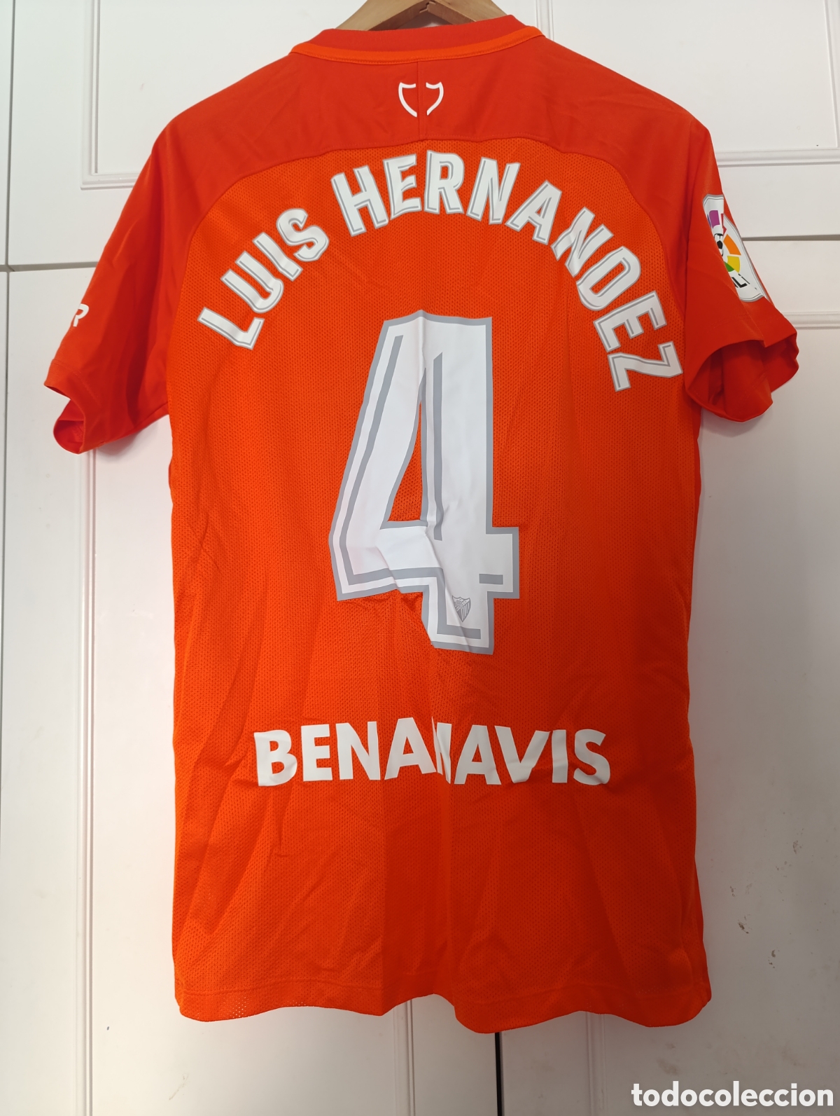 Coleccionismo deportivo: Camiseta matchworn M&aacute;laga CF - Foto 5
