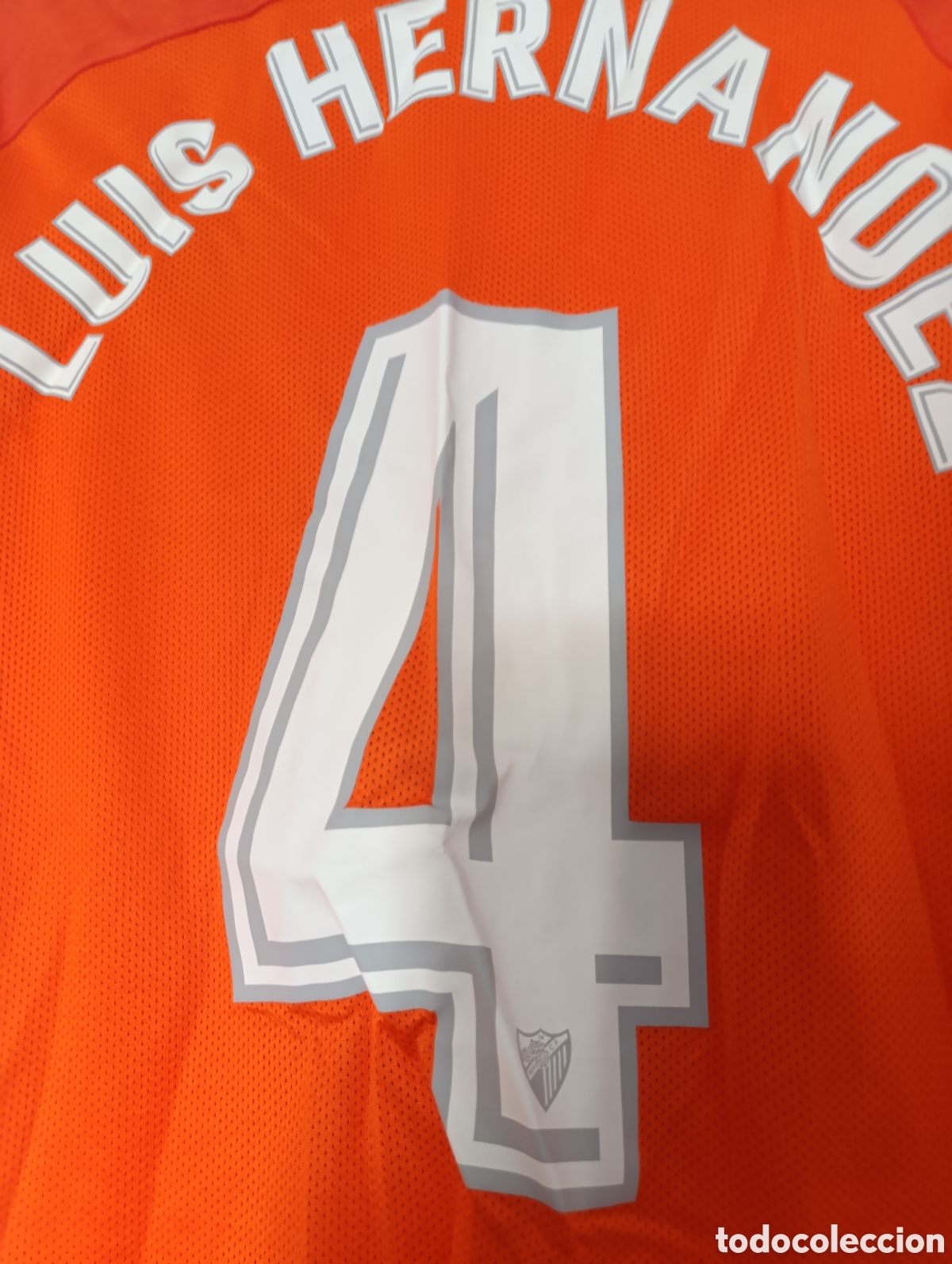 Coleccionismo deportivo: Camiseta matchworn M&aacute;laga CF - Foto 6