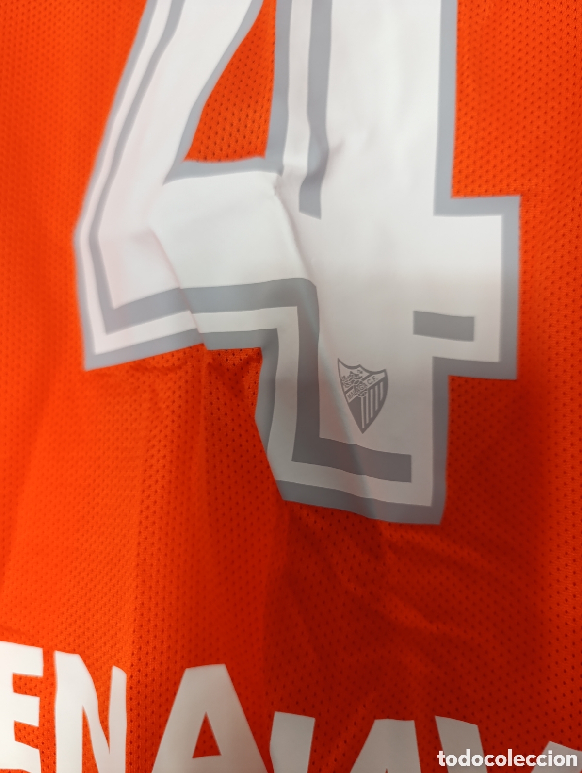 Coleccionismo deportivo: Camiseta matchworn M&aacute;laga CF - Foto 7