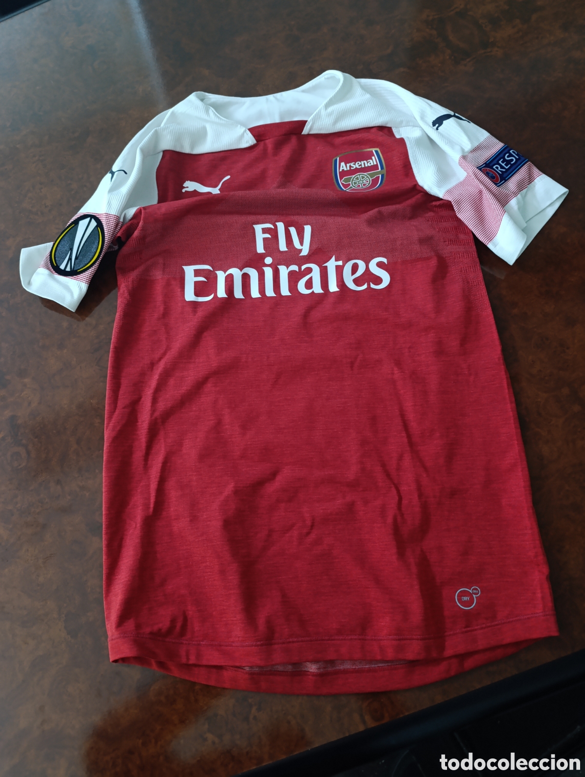 Coleccionismo deportivo: Camiseta matchworn Arsenal FC Lacazette