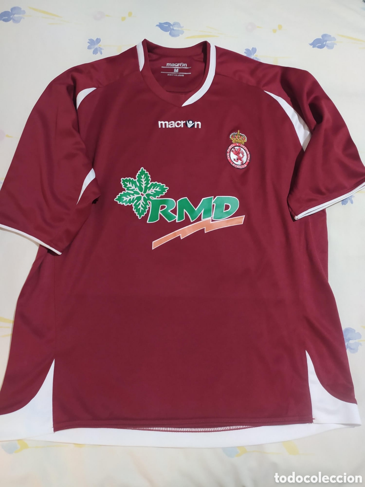 Coleccionismo deportivo: Camiseta matchworn Cultural Leonesa