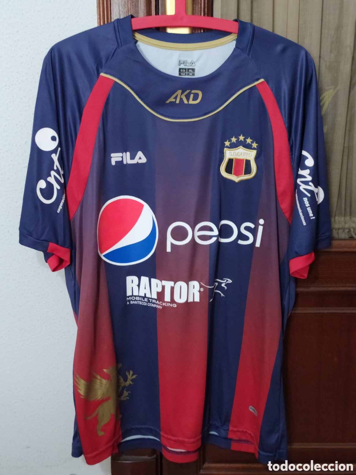 Coleccionismo deportivo: Camiseta matchworn Quito de Ecuador.