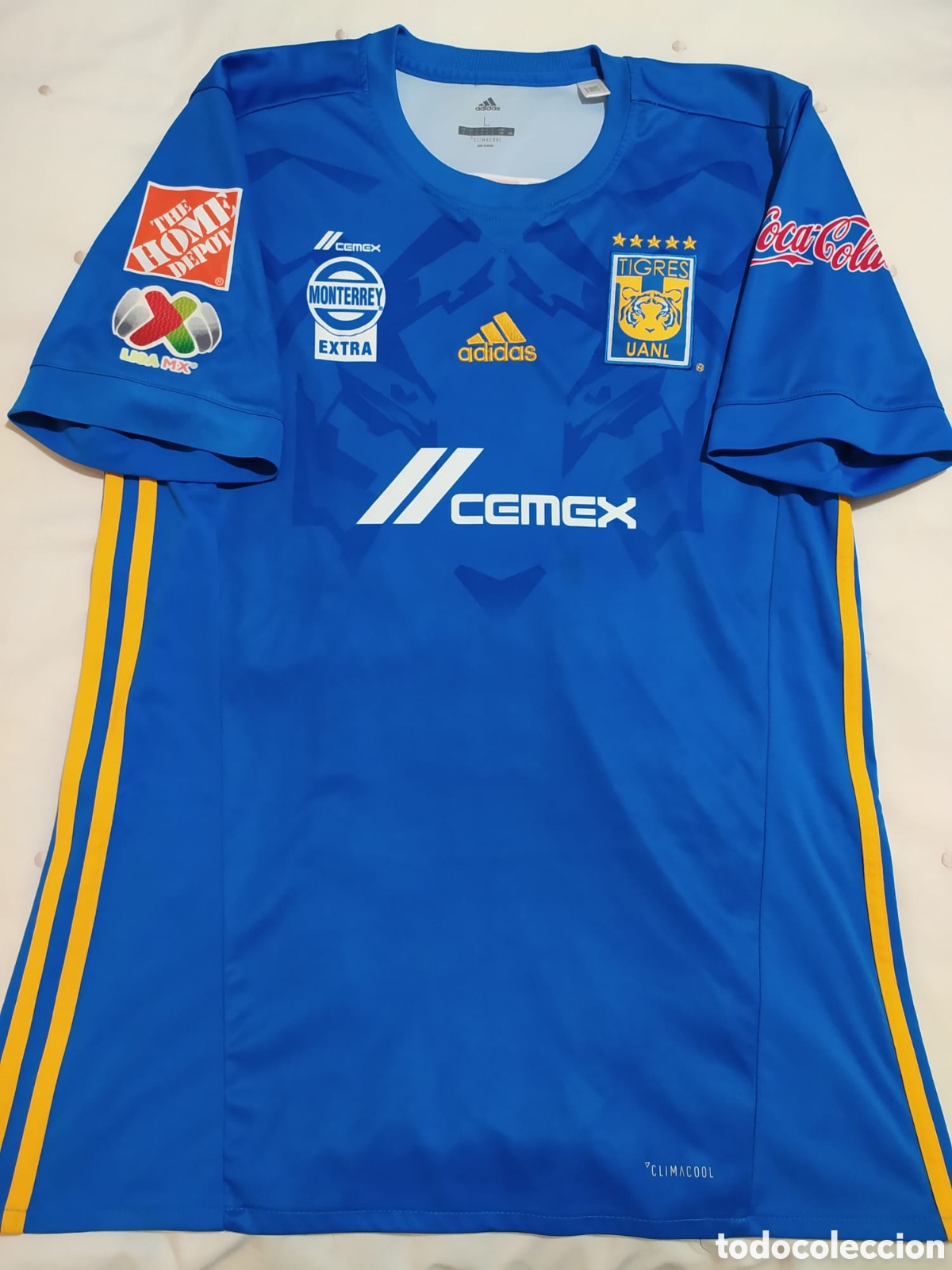 Coleccionismo deportivo: Camiseta matchworn CD UANL de Le&oacute;n, M&eacute;xico
