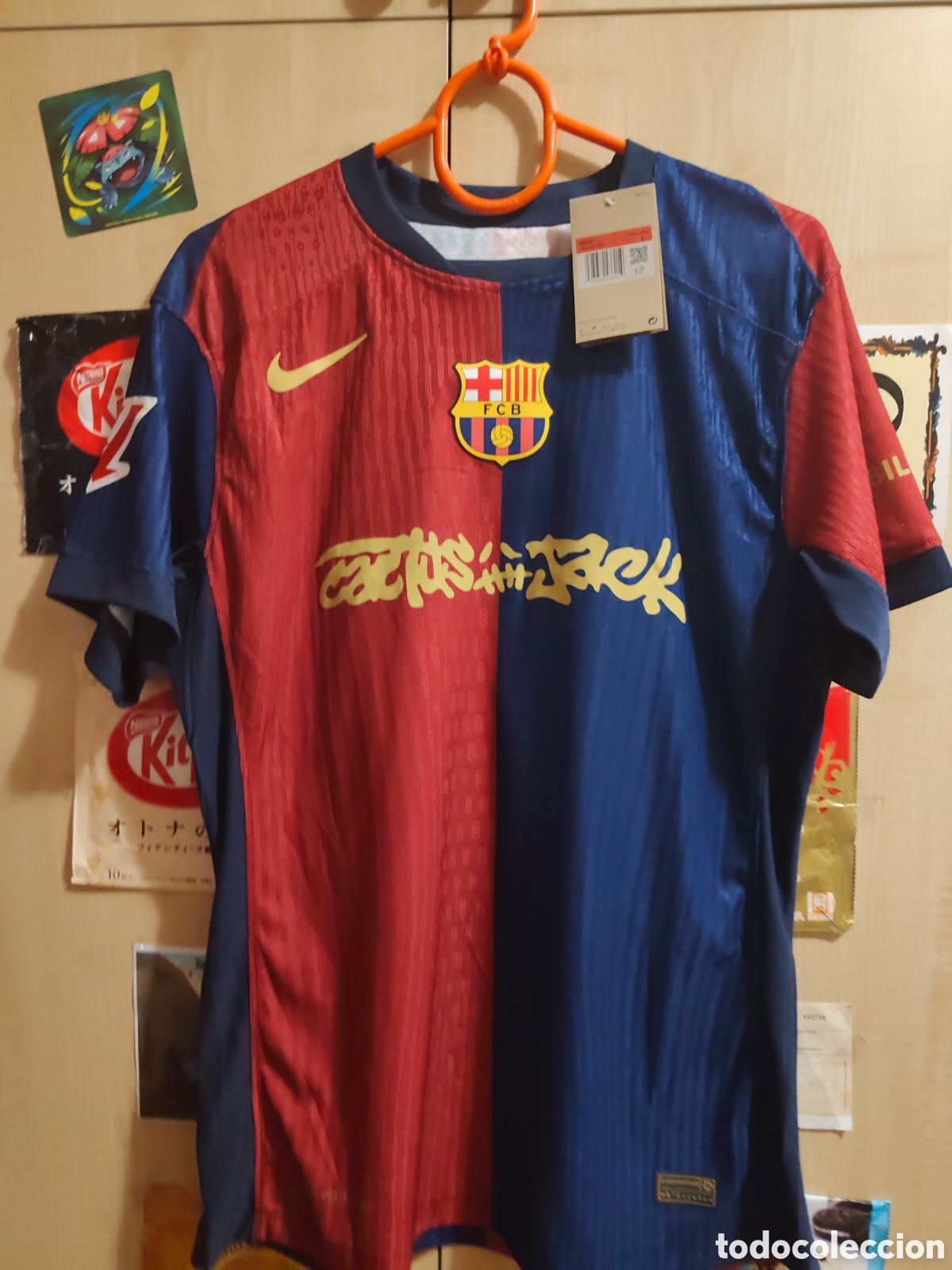 Coleccionismo deportivo: Camiseta FC Barcelona x Travis Scott Olmo Talla L