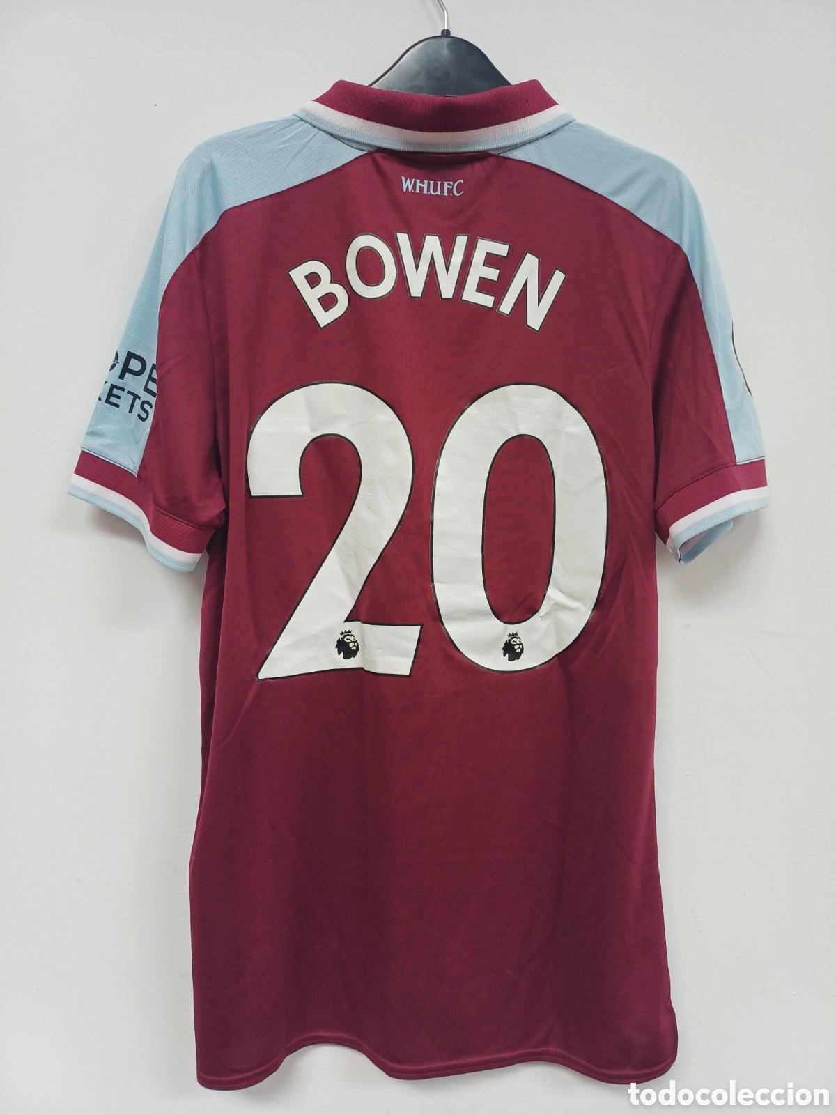 Coleccionismo deportivo: CAMISETA UMBRO WEST HAM UNITED JARROD BOWEN TALLA M NUEVA CON ETIQUETAS PREMIER LEAGUE