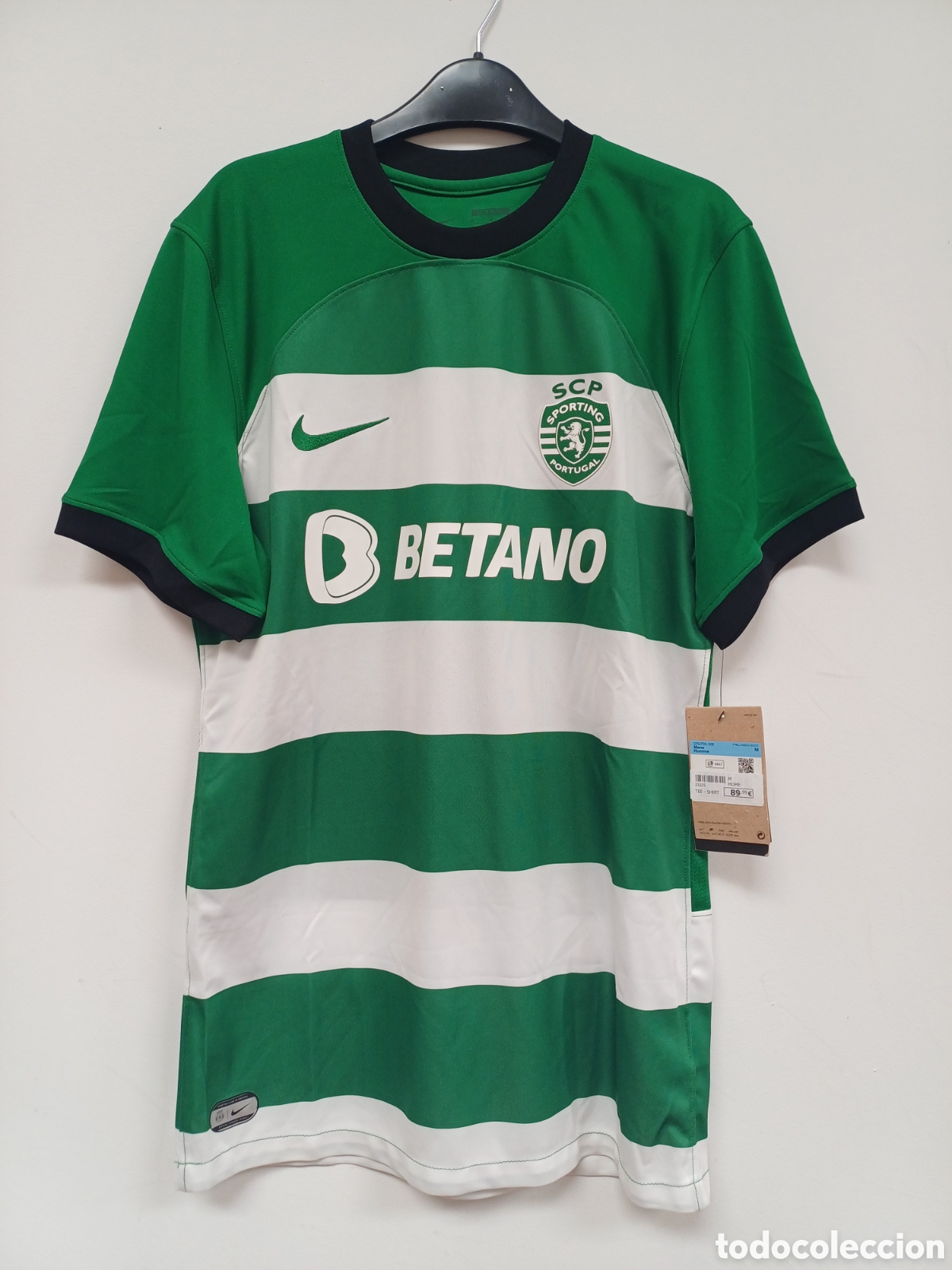 Coleccionismo deportivo: CAMISETA NIKE SPORTING PORTUGAL TALLA M CON DORSAL 13 NUEVA CON ETIQUETAS