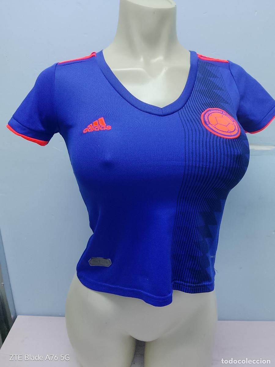 Coleccionismo deportivo: Colombia football sexy girl camiseta seleccion football shirt S 36cts futbol