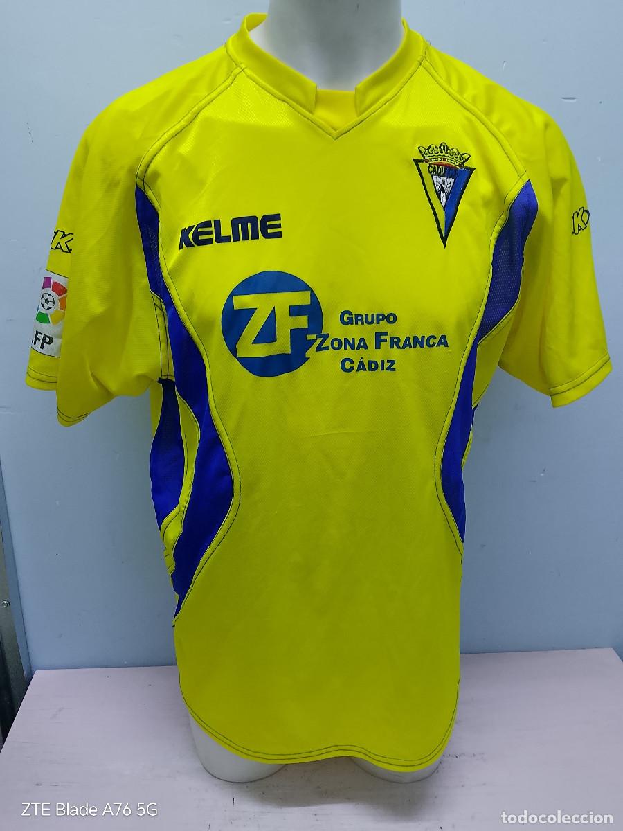 Coleccionismo deportivo: Cadiz cf camiseta futbol football shirt xl 60cts kelme