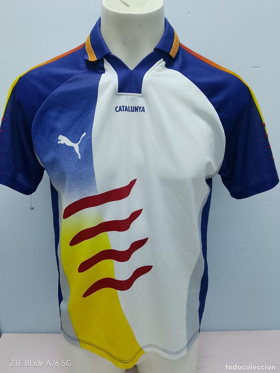 Coleccionismo deportivo: Catalunya 1997 seleccion camiseta futbol football shirt national team s 58cts