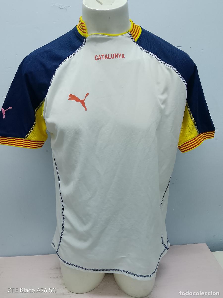 Coleccionismo deportivo: Catalunya seleccion camiseta futbol football shirt national team catalonia L 60cts