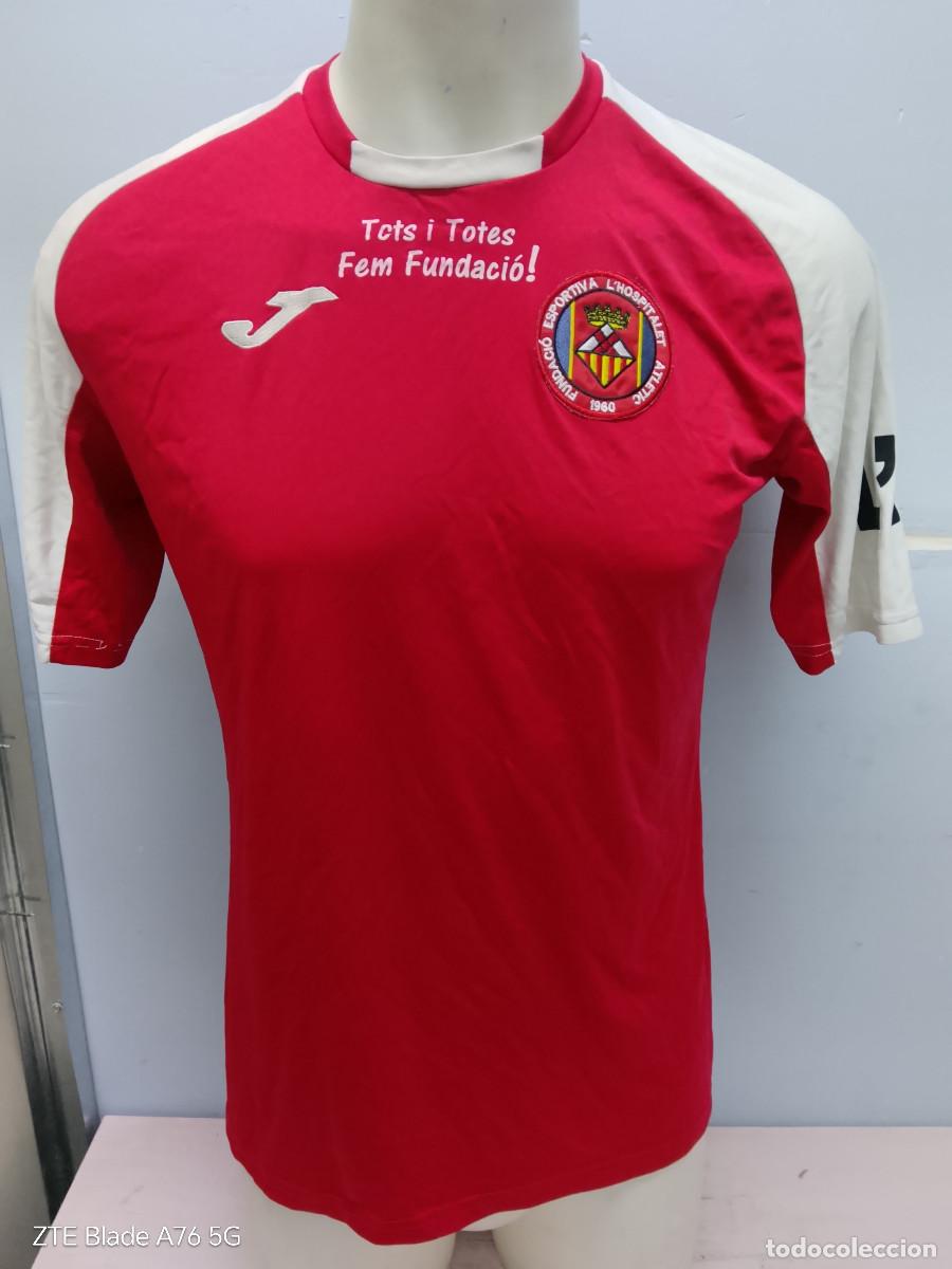 Coleccionismo deportivo: Fundacion Hospitalet Atletic camiseta futbol football shirt Barcelona L catalunya