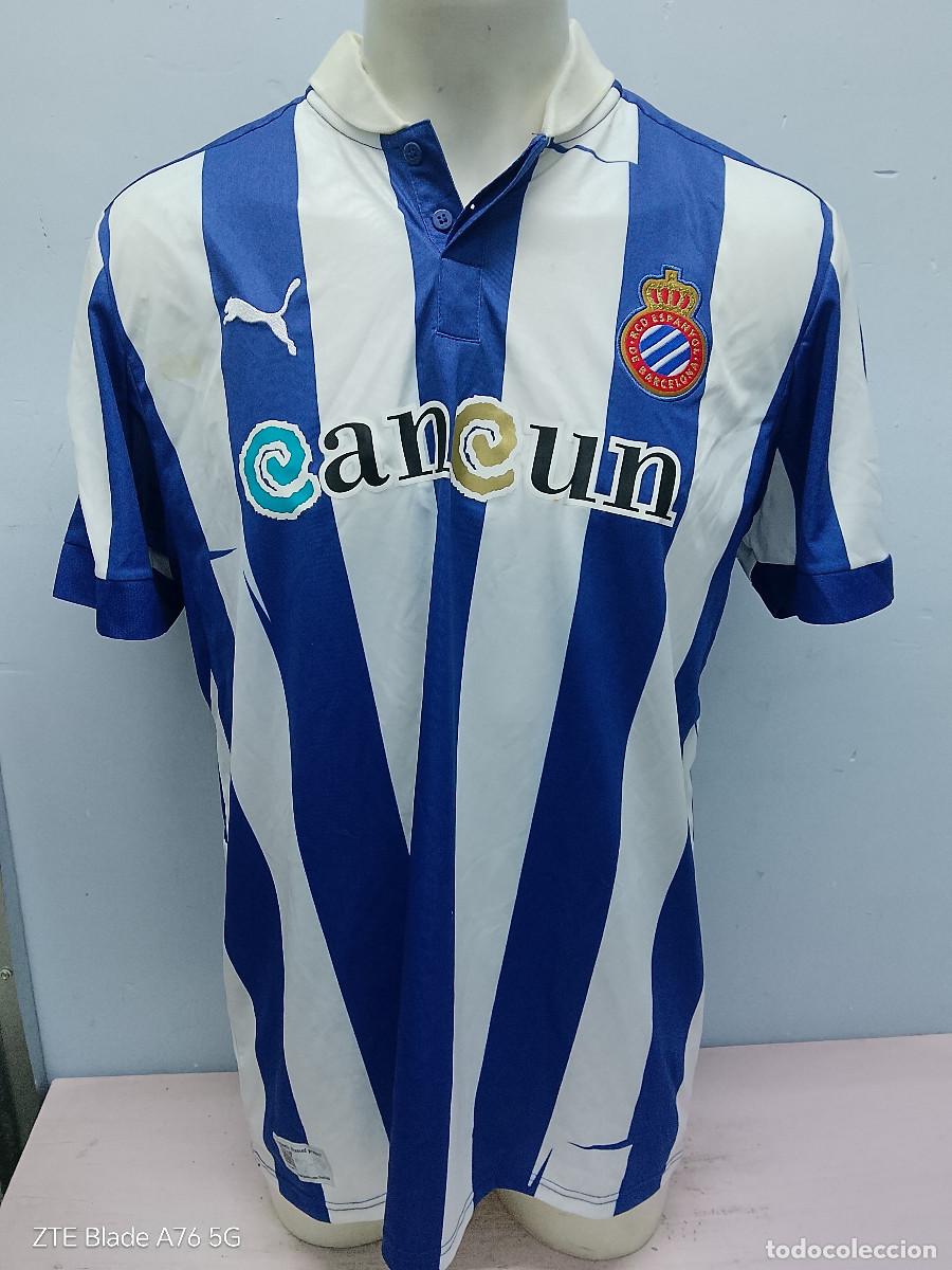 Coleccionismo deportivo: RCD Espanyol camiseta futbol football shirt David xxl 56cts