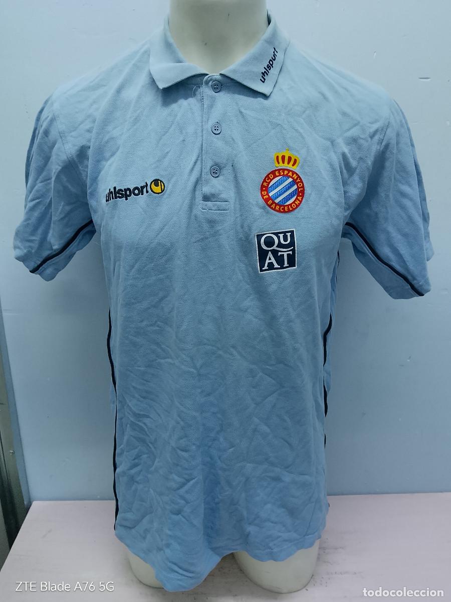 Coleccionismo deportivo: RCD Espanyol camiseta futbol football shirt polo xxl 60cts