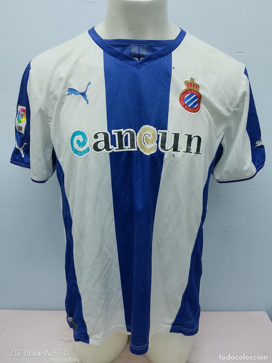 Coleccionismo deportivo: RCD espanyol camiseta futbol football shirt match xxl 64cts