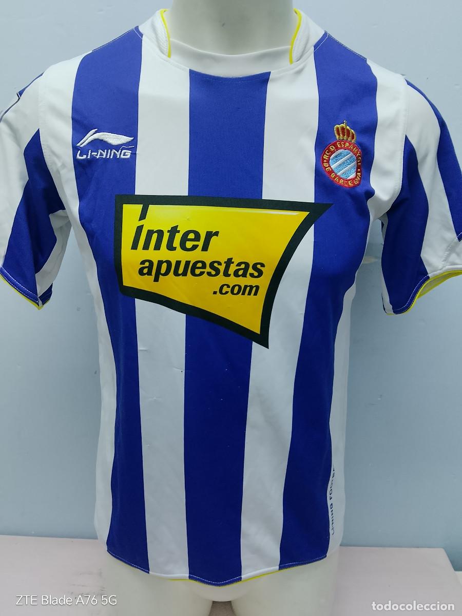 Coleccionismo deportivo: RCD Espanyol camiseta futbol football shirt 2008 M 54cts