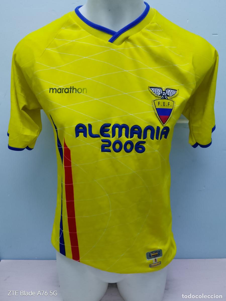 Coleccionismo deportivo: Ecuador 2006 camiseta futbol seleccion football shirt M 53cts