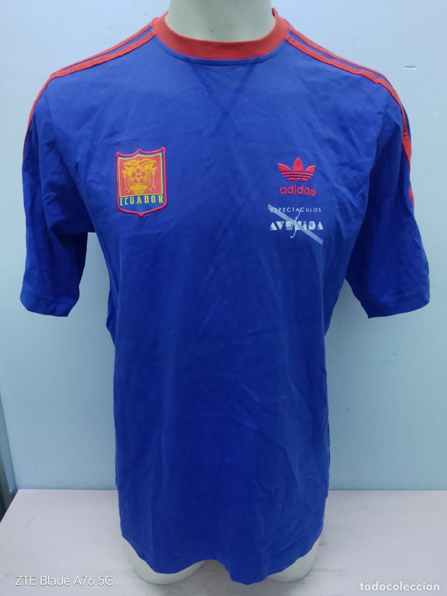 Coleccionismo deportivo: Ecuador camiseta futbol seleccion football shirt M 53cts