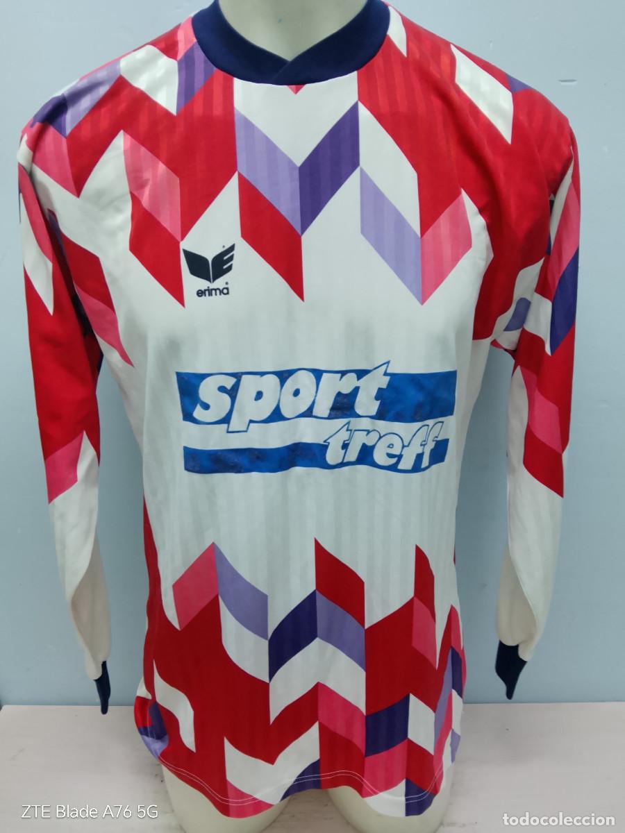 Coleccionismo deportivo: Erima Soccer Jersey Vintage Football Shirt long sleeve vintage xl
