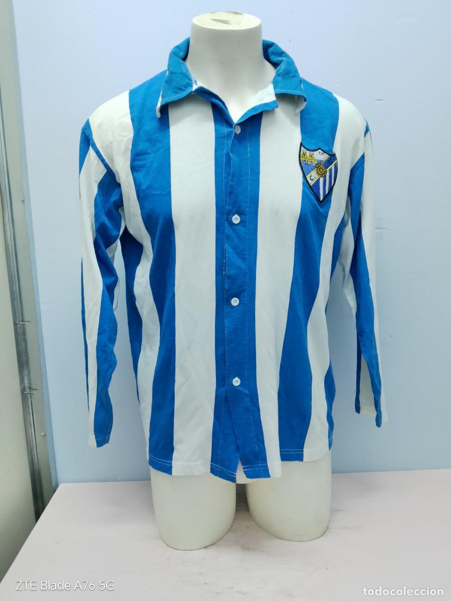 Coleccionismo deportivo: CD Malaga camsieta futbol football shirt retro vintage camisa xl 62cts