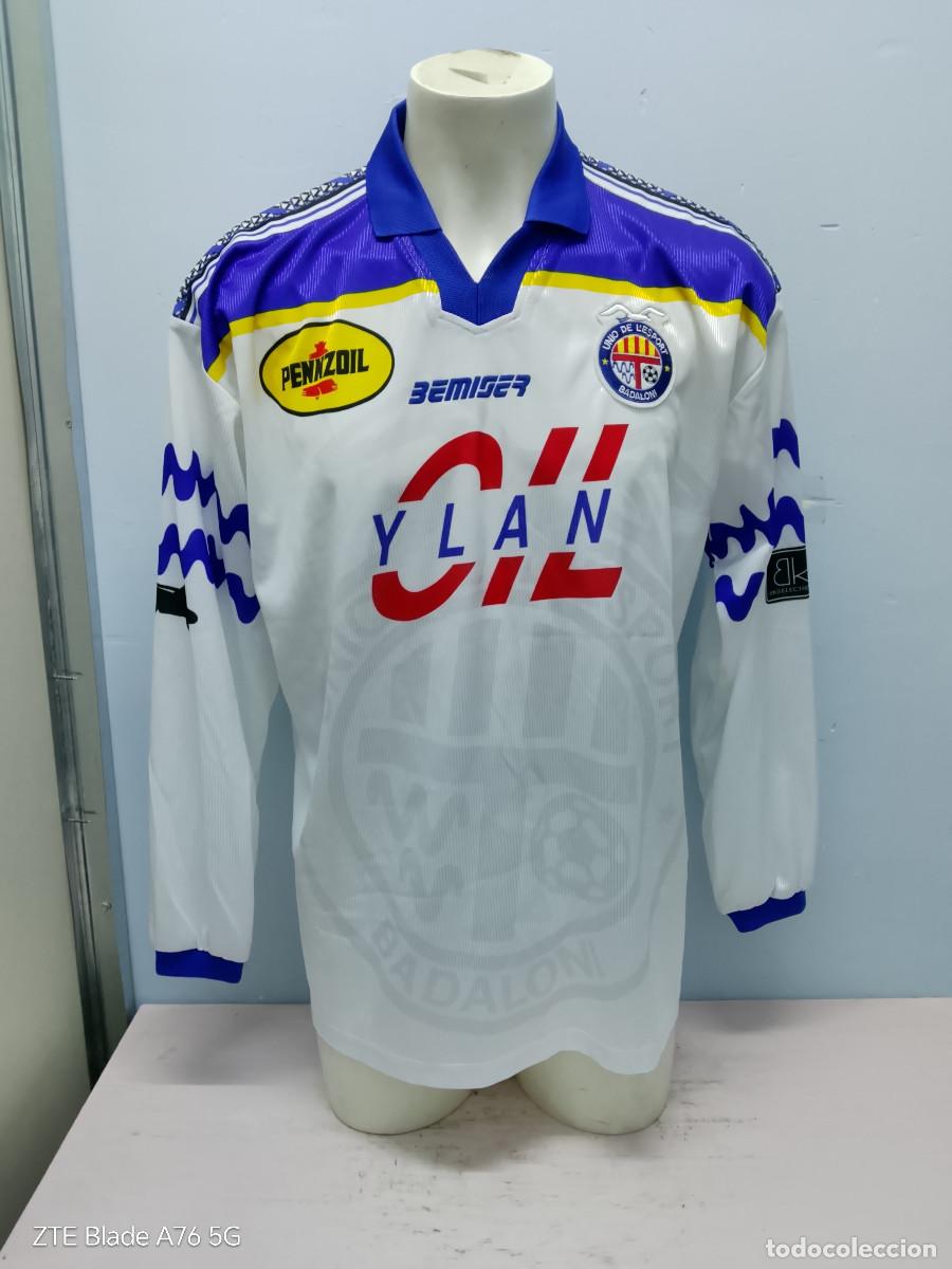 Coleccionismo deportivo: UE Badaloni vintage Badalona camiseta futbol football shirt Catalunya xl