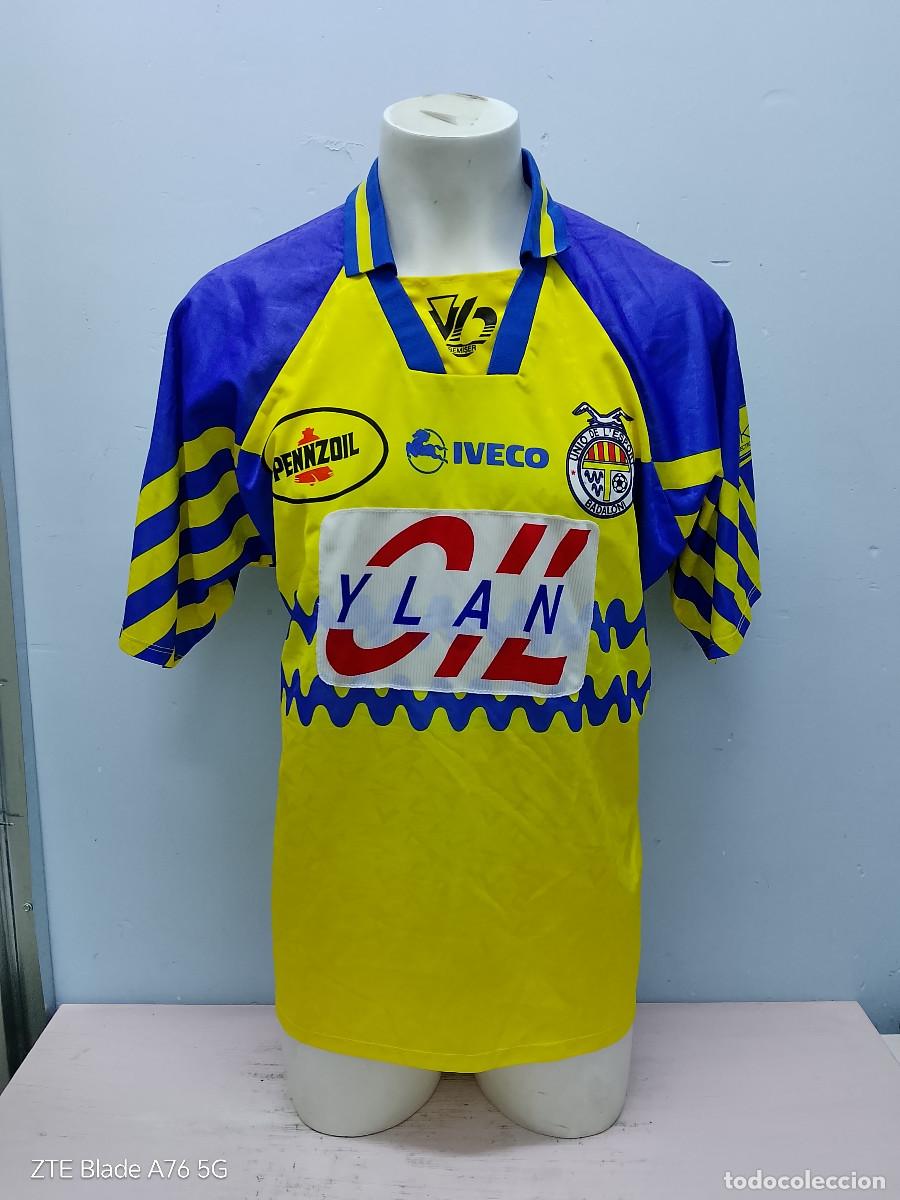 Coleccionismo deportivo: UE Badaloni vintage Badalona camiseta futbol football shirt Catalunya xl