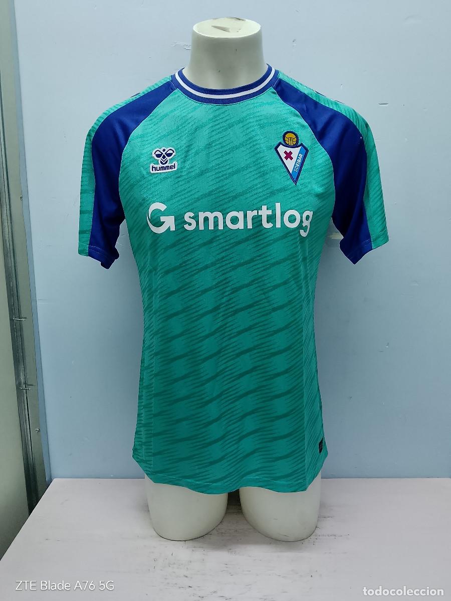 Coleccionismo deportivo: SD Eibar camiseta futbol football shirt m 55cts euskadi