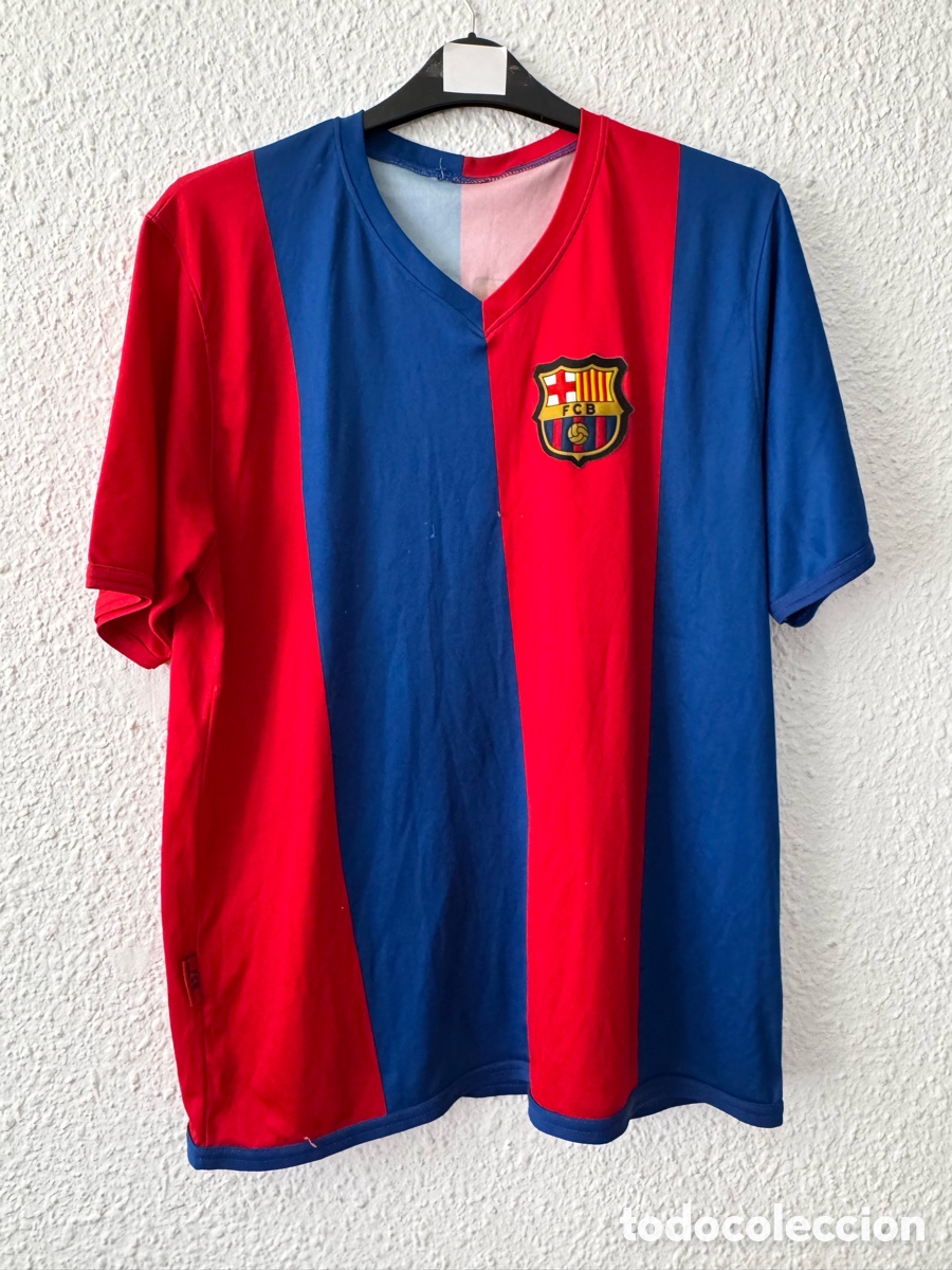 Collezionismo sportivo: Antigua Camiseta deportiva de f&uacute;tbol vintage FC Barcelona TALLA -M-