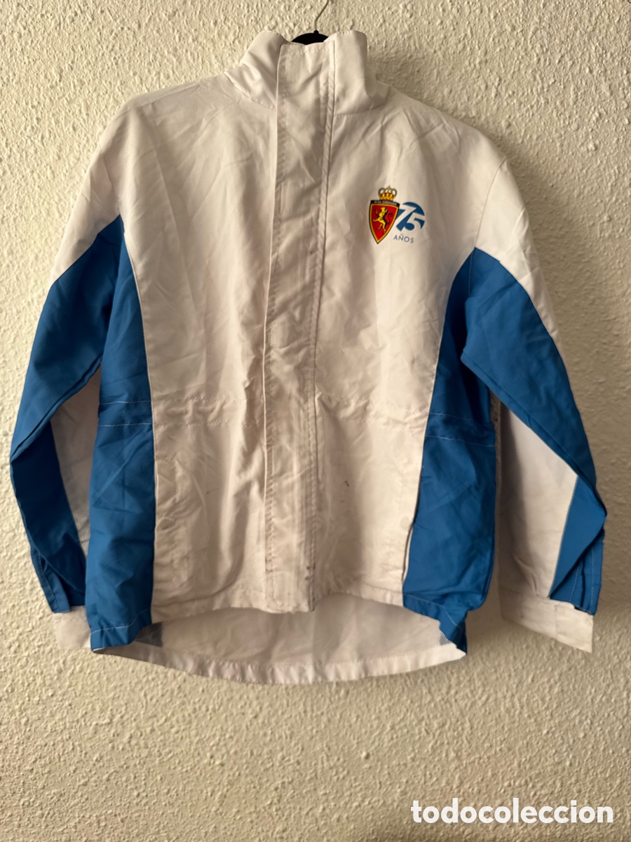 Collezionismo sportivo: Antigua Chaqueta vintage deportiva de F&uacute;tbol Real Zaragoza TALLA -S- Adidas