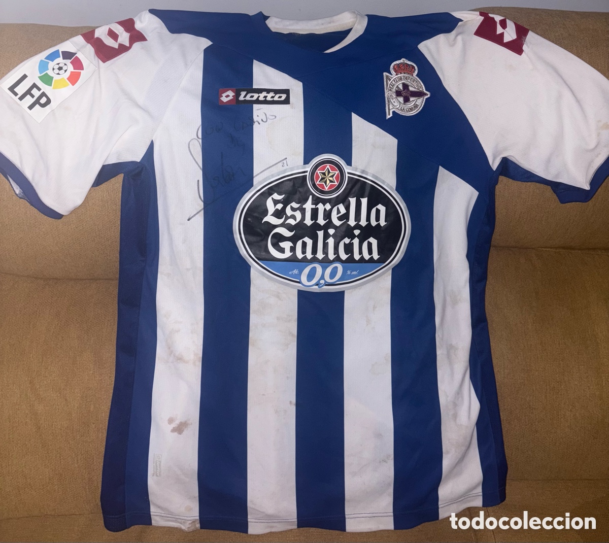Coleccionismo deportivo: Match worn Valer&oacute;n Deportivo