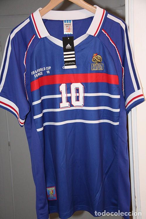 Sports collectibles: Camiseta Francia Mundial 98 (10. Zidane) - XXL