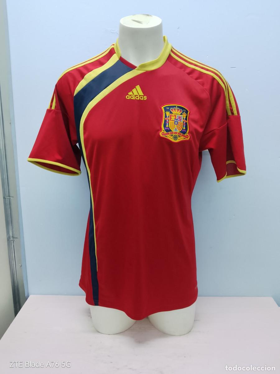 Colecionismo desportivo: Espa&ntilde;a Spain seleccion camiseta futbol football shirt L 56ctss