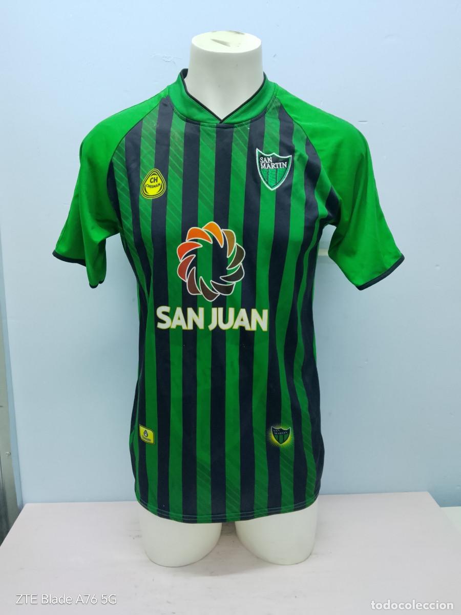 Coleccionismo deportivo: Club Atl&eacute;tico San Mart&iacute;n de San Juan Argentina camiseta futbol football shirt M 56cts