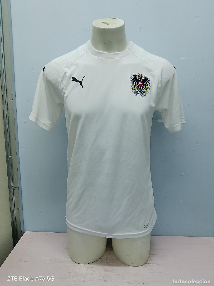 Coleccionismo deportivo: Austria seleccion camiseta futbol football shirt national team M 54cts