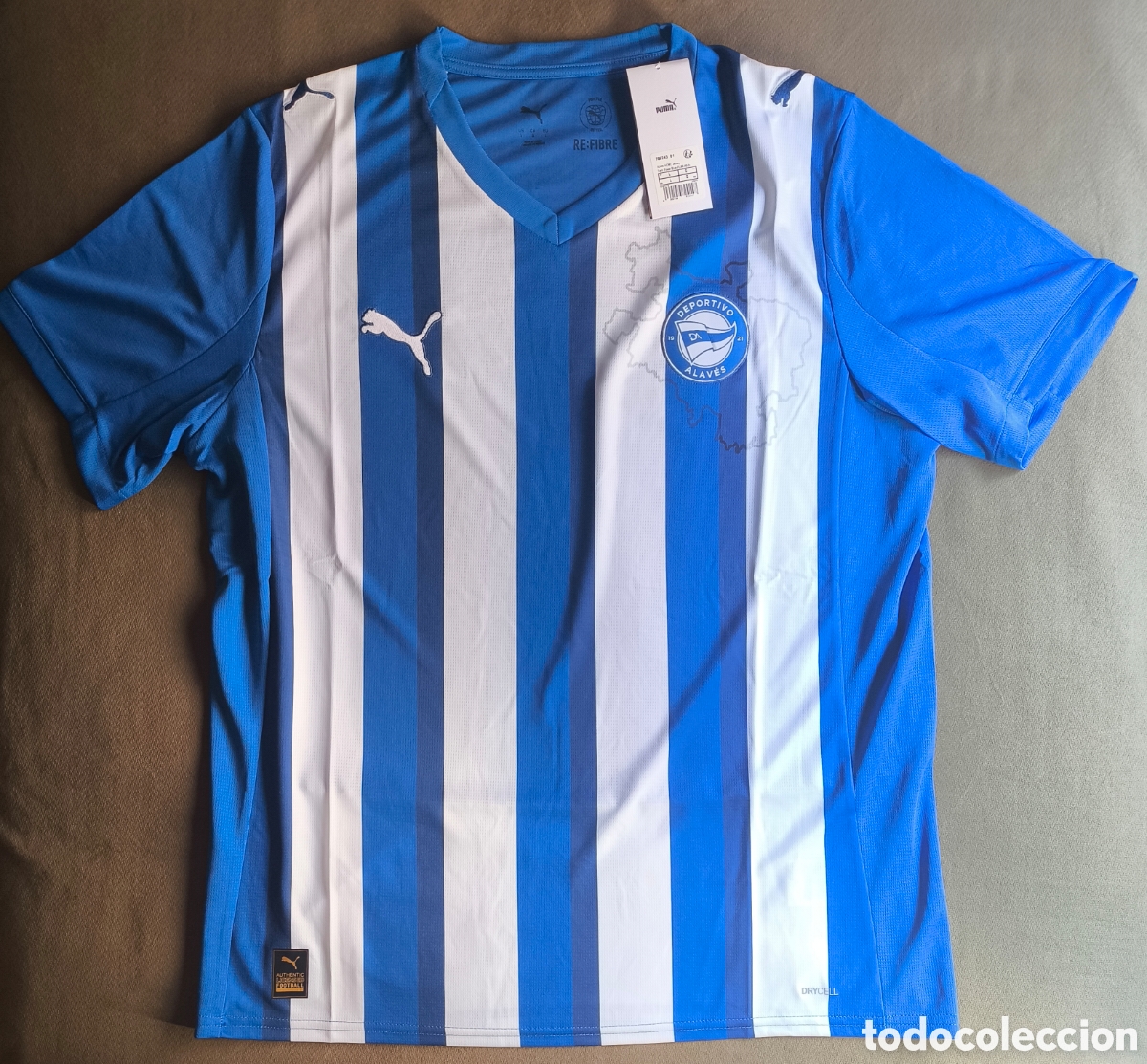 Coleccionismo deportivo: F&Uacute;TBOL CLUB DEPORTIVO ALAV&Eacute;S CAMISETA PUMA