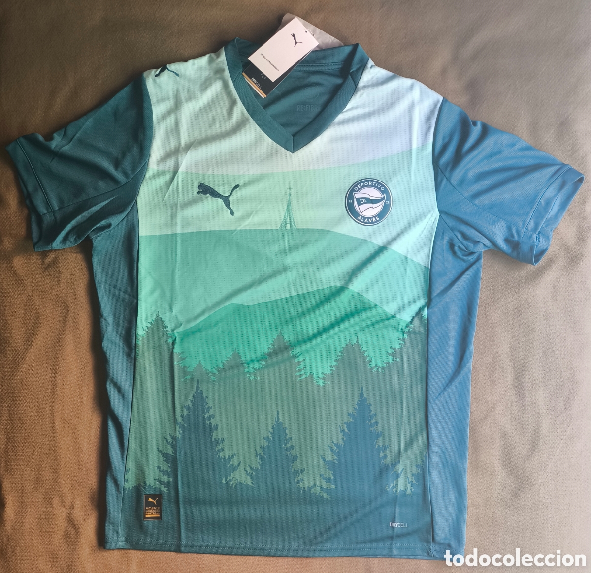 Coleccionismo deportivo: F&Uacute;TBOL CLUB DEPORTIVO ALAV&Eacute;S CAMISETA PUMA VITORIA