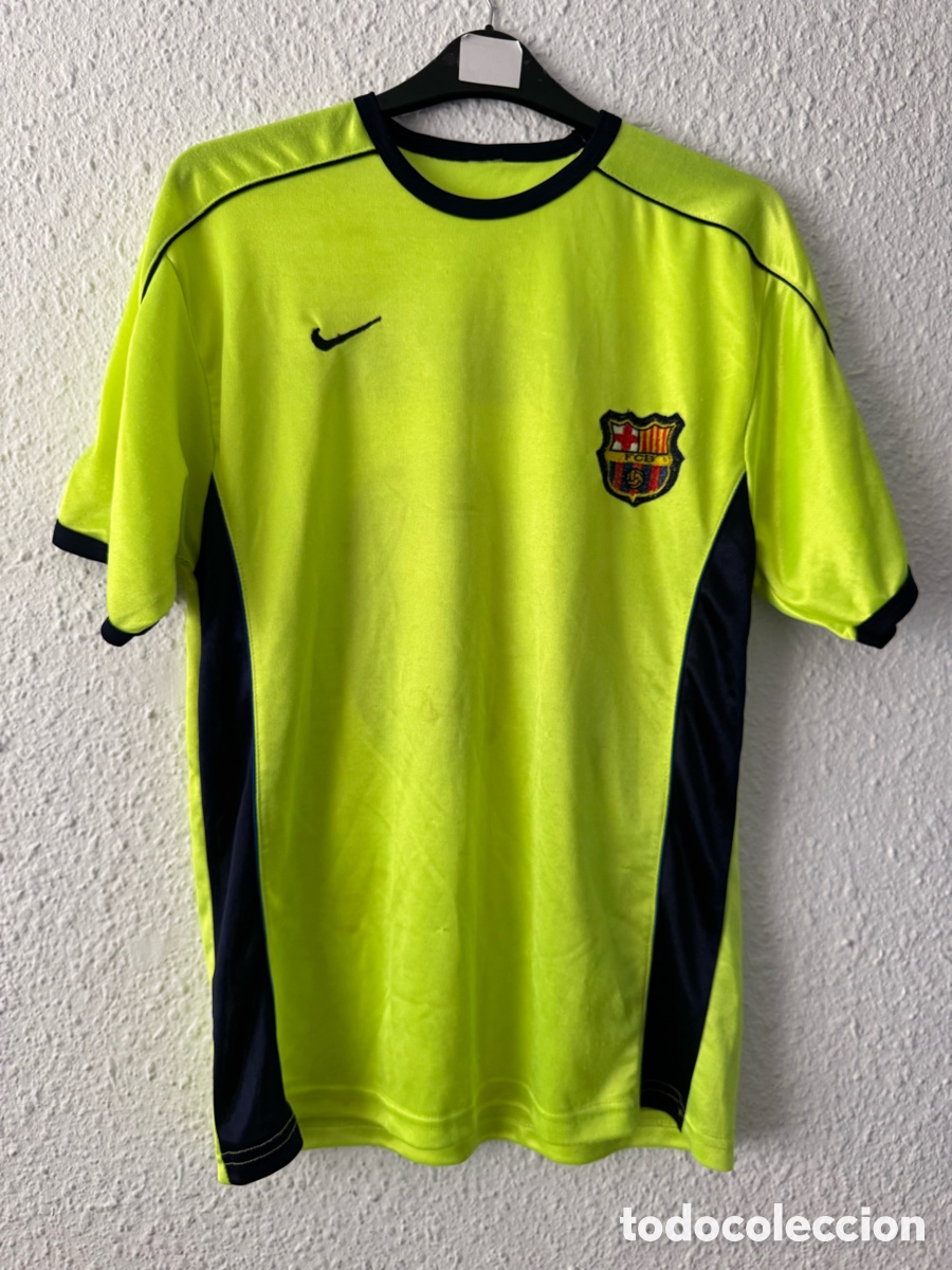 Sammelleidenschaft Sport: Antigua Camiseta deportiva vintage de F&uacute;tbol del FC Barcelona TALLA -XL- Nike