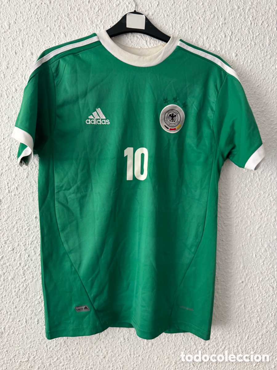 Coleccionismo deportivo: Antigua Camiseta deportiva de visitante de Alemania 2012-13 N&deg;10 TALLA -L- Adidas