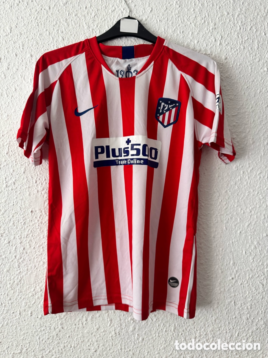 Sports collectibles: Antigua Camiseta deportiva de F&uacute;tbol Atl&eacute;tico de Madrid TALLA -L- Nike