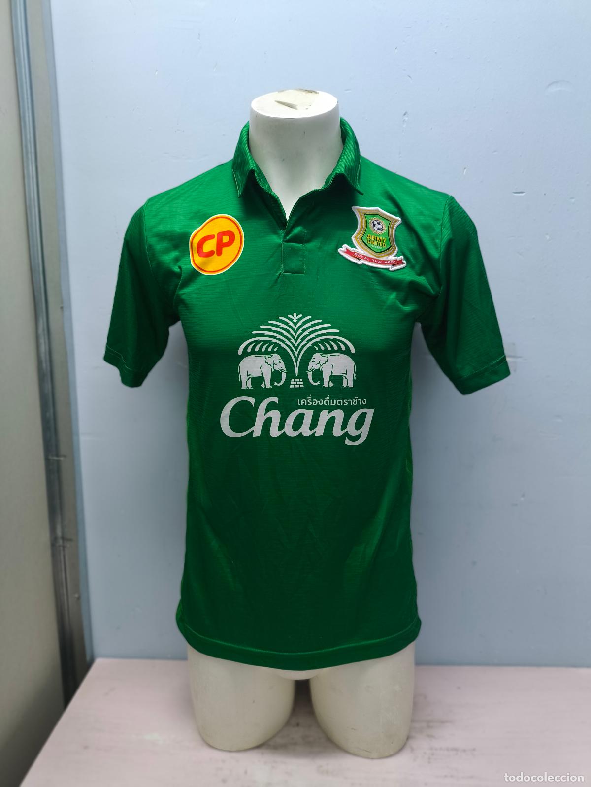 Coleccionismo deportivo: Jonathan Sundy Zongo Army United Thailandia match worn camiseta futbol L 52cts Burkina faso Almeria