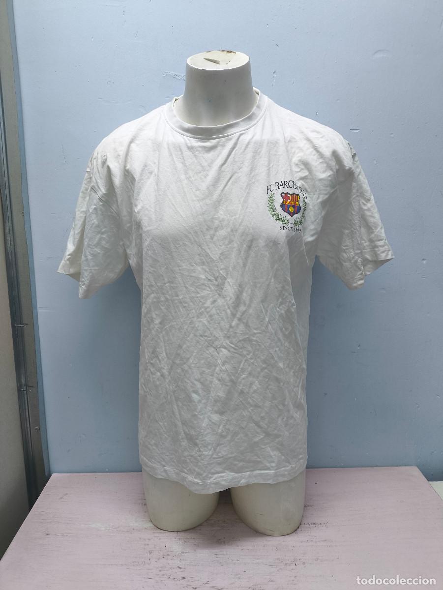 Coleccionismo deportivo: FC Barcelona store shirt camiseta version vintage foundation tribute futbol football L 62cts
