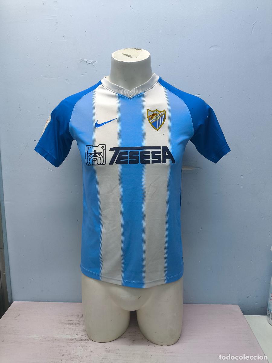 Coleccionismo deportivo: Malaga c f camiseta futbol football shirt age 13-15 49cts