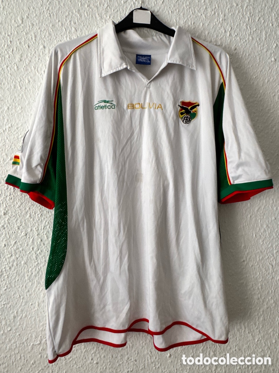 Coleccionismo deportivo: Antigua Camiseta deportiva vintage de F&uacute;tbol Bolivi N&deg;20 TALLA -XL- Atletica
