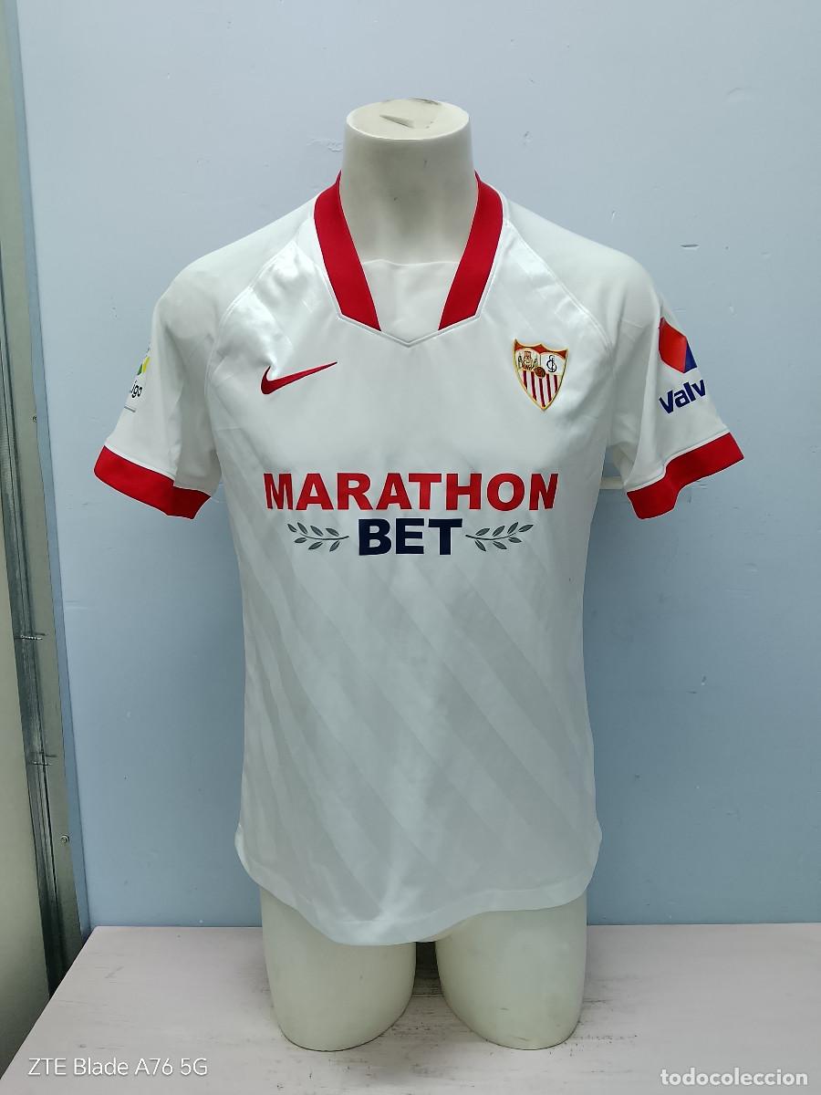 Coleccionismo deportivo: Rakitic Sevilla FC match Player Issue (dorsal mal estado) camiseta futbol football shirt hrvatska L