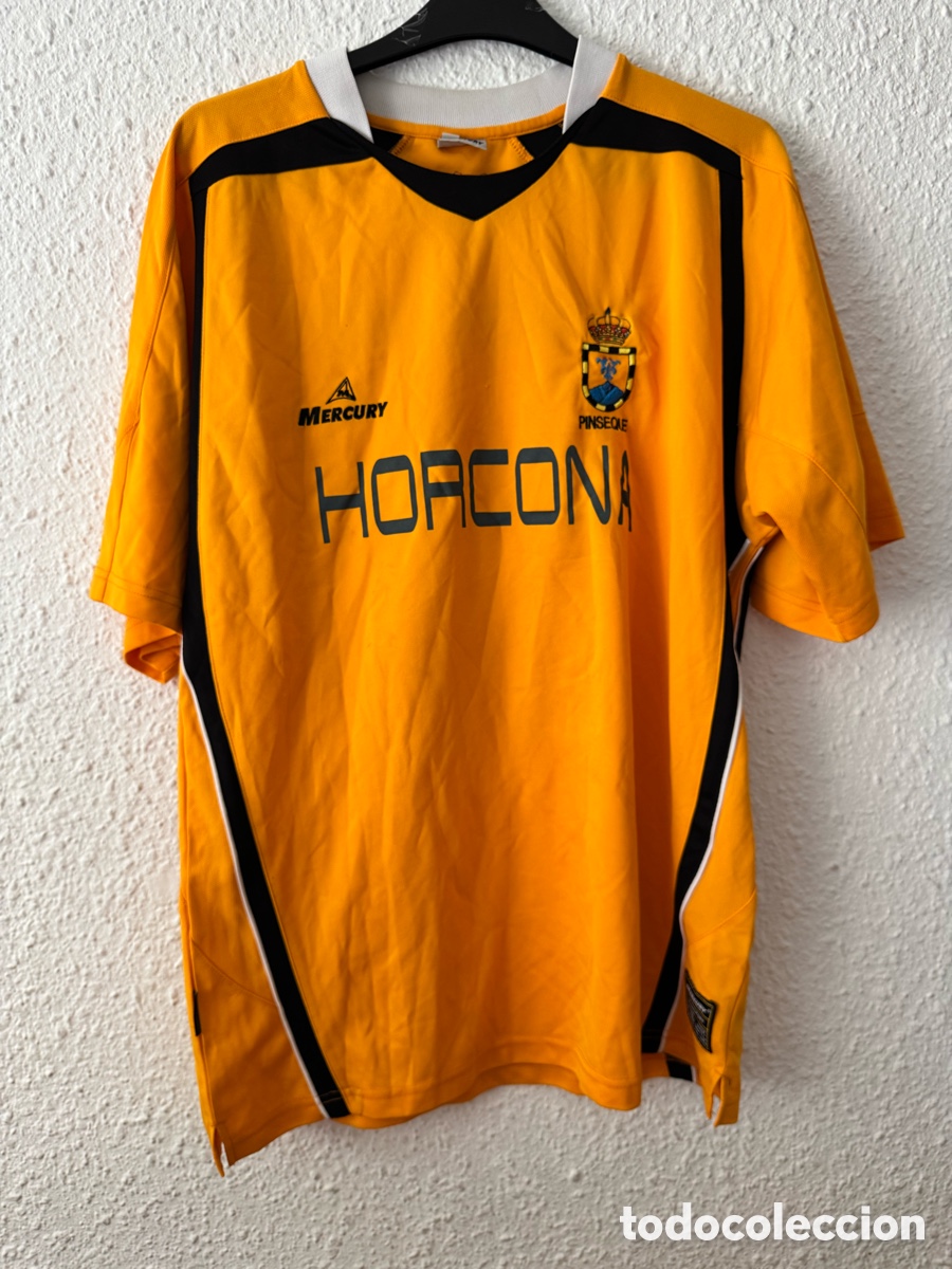Coleccionismo deportivo: Antigua Camiseta deportiva de F&uacute;tbol vintage Pinseque CF N&deg;10 TALLA -XL- Mercury