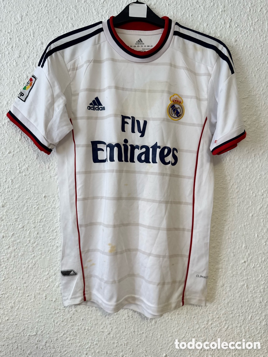 Sammelleidenschaft Sport: Antigua Camiseta deportiva vintage de F&uacute;tbol Real Madrid N&deg;10 TALLA -L- Adidas