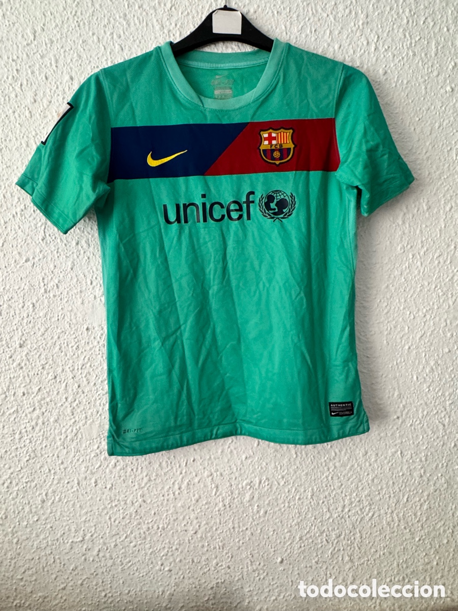 Sports collectibles: Antigua Camiseta deportiva de F&uacute;tbol vintage FC Barcelona TALLA -12/13- Nike