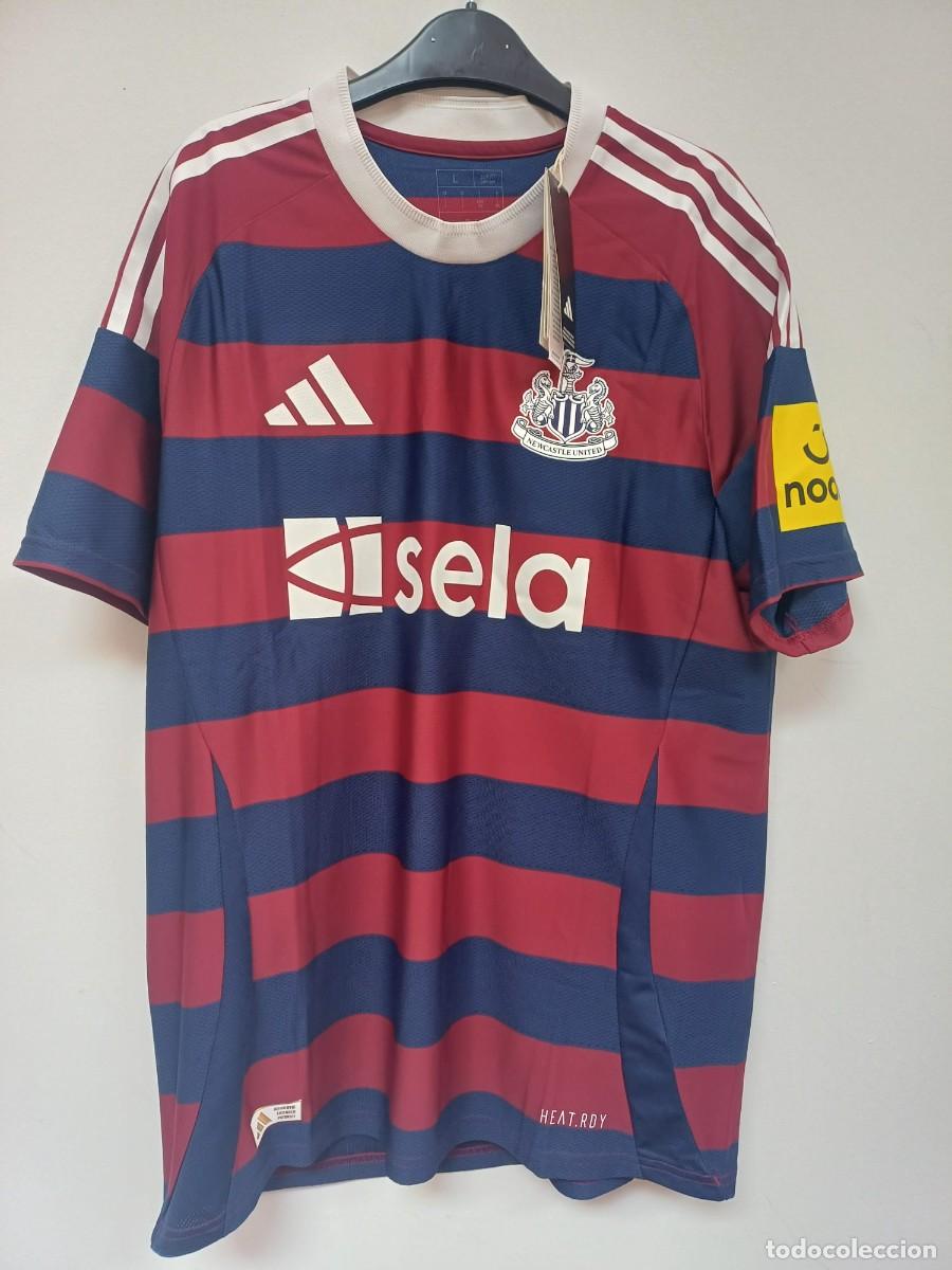 Coleccionismo deportivo: CAMISETA ADIDAS NEWCASTLE UNITED VISITANTE A&Ntilde;O 2024 TALLA L NUEVA