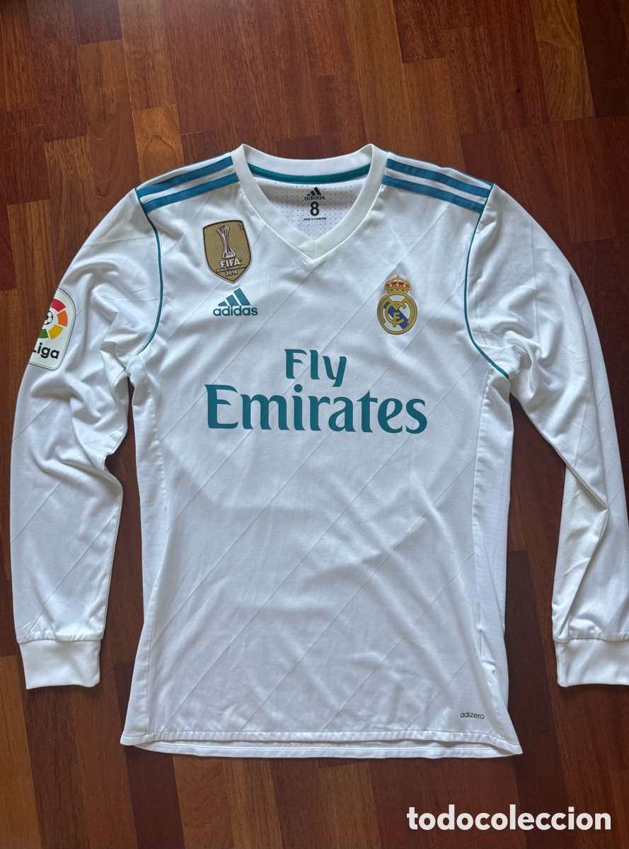 Coleccionismo deportivo: Camiseta Real Madrid Cristiano 2017/18 Match Worn