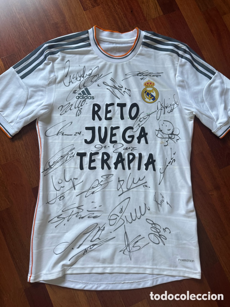 Coleccionismo deportivo: Camiseta Real Madrid 2013/14 Firmada