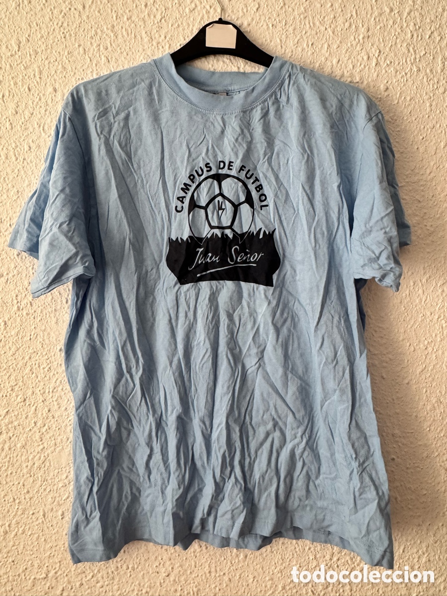Sports collectibles: Antigua Camiseta deportiva de F&uacute;tbol Campus Juan Se&ntilde;or TALLA -XL- Valento